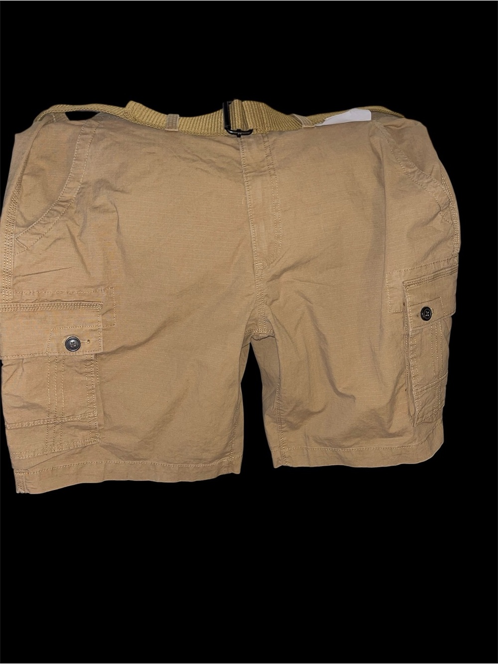 Men's Cargo Shorts in Tan - Classic Utility Style Size 42 NWT